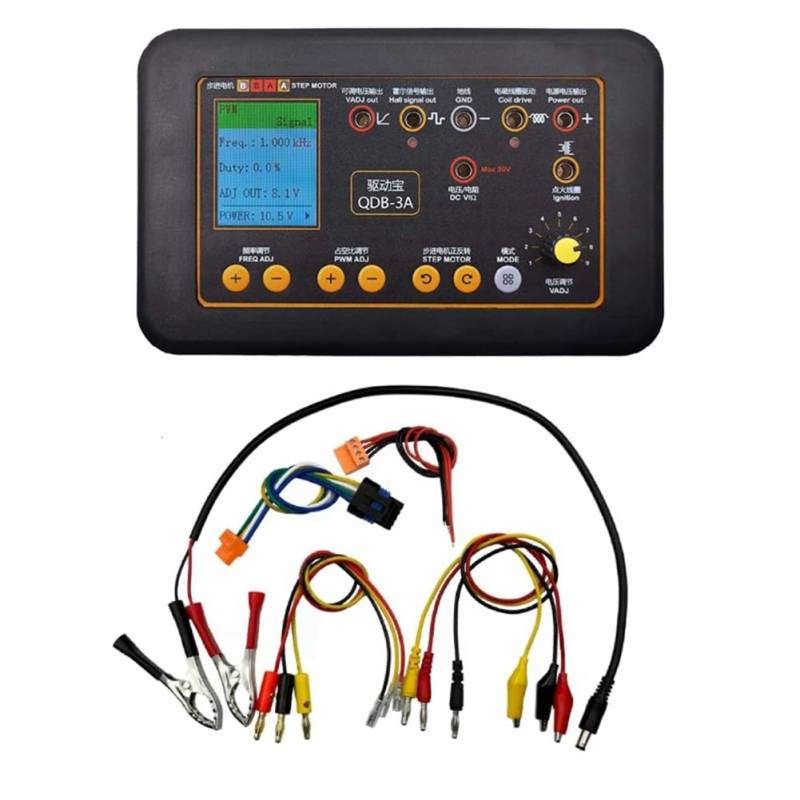 Cpolebev QDB 3A 12-24 V Zündspulentest, Injektor-Tester, Automobil-Aktuator-Fehlerdetektor, Schrittmotor-Diagnosetools von Cpolebev