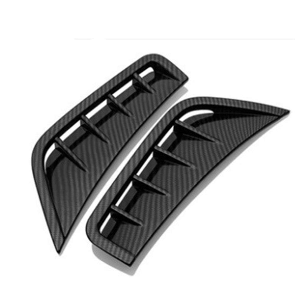 Autodekoration Car Styling Frontspoiler Air Nebelscheinwerfer Rahmenabdeckung Aufkleber Trim gepasst for Mercedes Benz GLC-Klasse 2020 Auto-Zubehör(Carbon fiber) von CrUzex