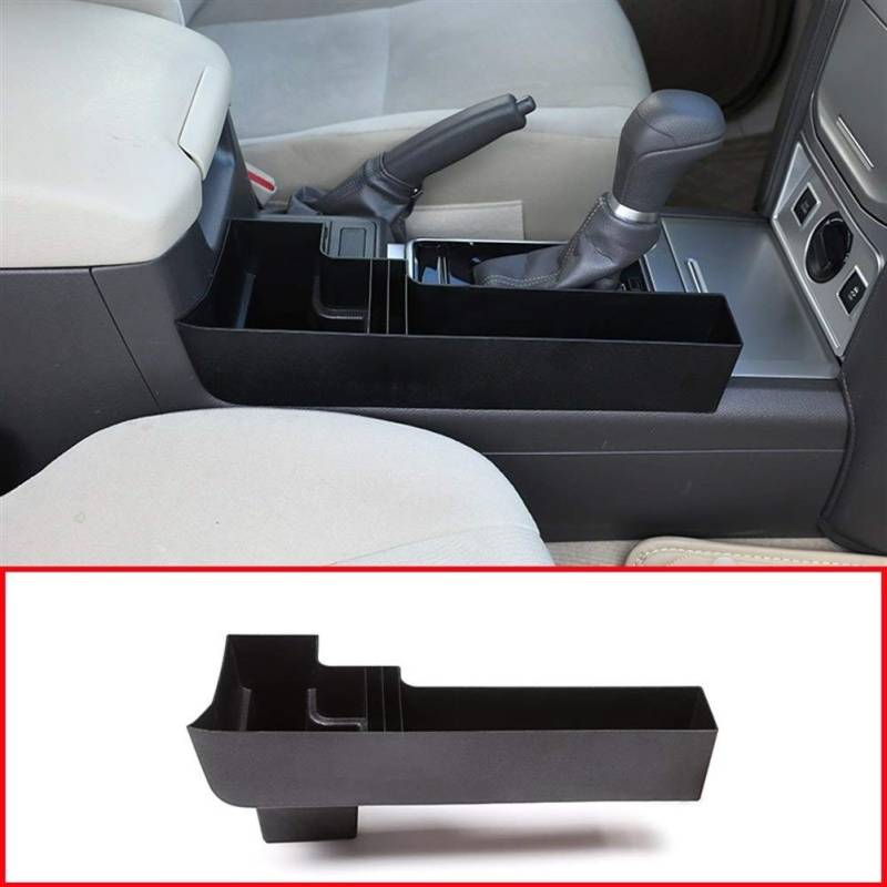 Autodekoration Kompatibel mit Toyota Land Cruiser Kompatibel mit Prado FJ150 150 2010-2018 Plastikauto Central Console Multifunktionsaufbewahrungsbehälter-Phone-Fach(2010 2017 No L gear) von CrUzex