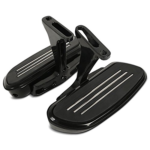 Beifahrer Trittbretter + Halter CF2 für Harley Davidson Touring 93-24 schwarz von Craftride