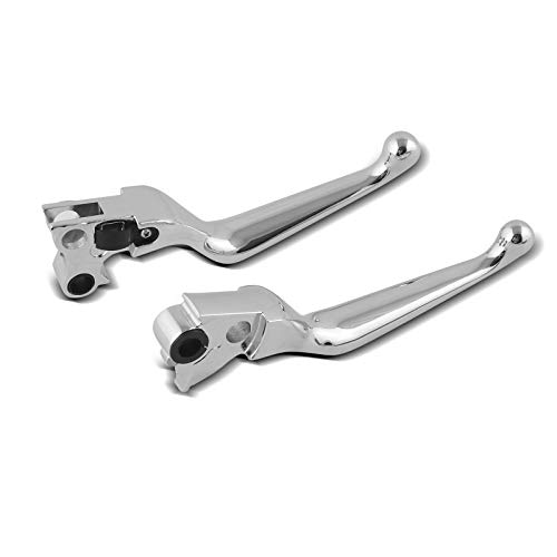 Bremshebel und Kupplungshebel-Set Grip für Harley Davidson Sportster 883 96-03 Chrom von Craftride