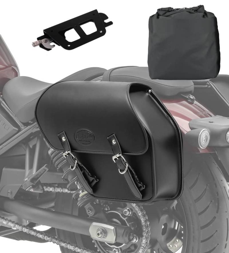 Satteltasche für Honda Rebel 500 17-24 mit Halter abnehmbar Links Fargo 13l von Craftride