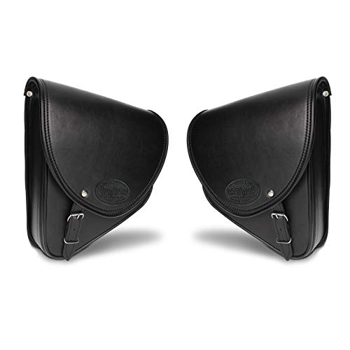 Satteltaschen Paar für Honda Rebel 500, Shadow 750 Black Spirit Indiana schwarz von Craftride