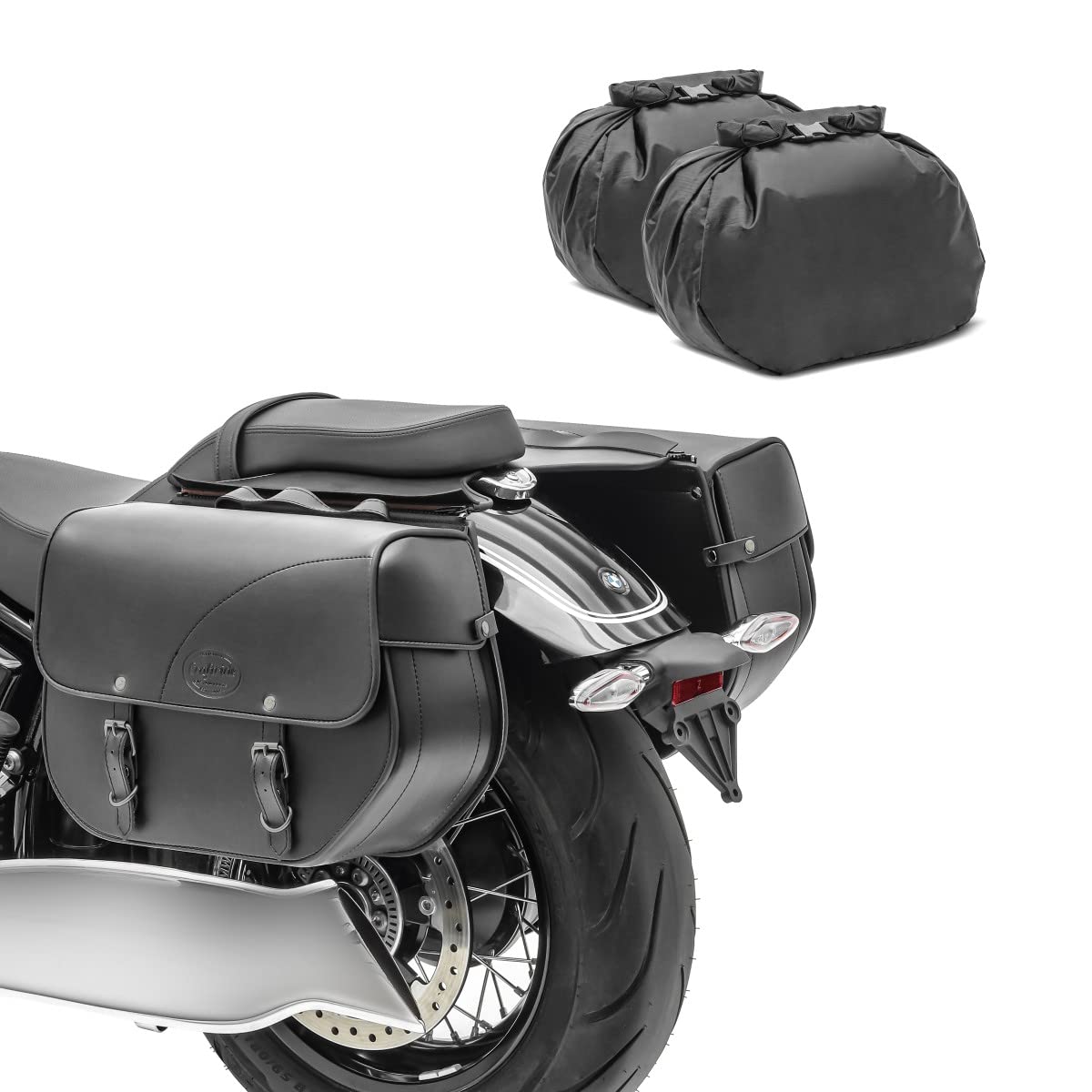 Satteltaschen für Kawasaki VN 1500 Classic Kentucky 30l schwarz von Craftride