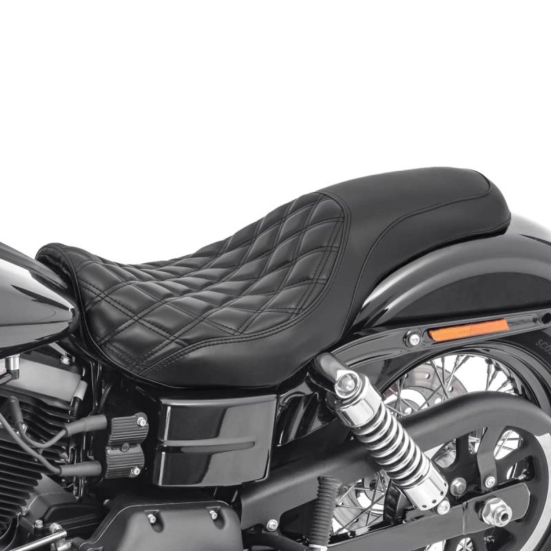 Doppel Sitzbank/Sitz für Harley Dyna Street Bob 06-17 Craftride PR2B von Craftride