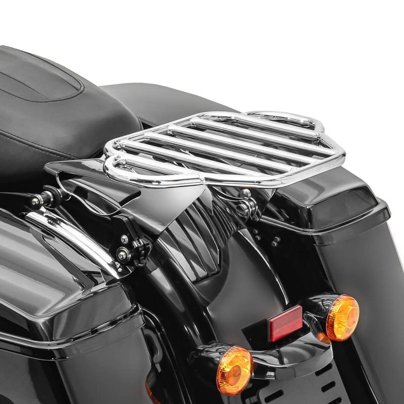 Gepäckträger KI für Harley Davidson Road King 09-23 Chrom von Craftride