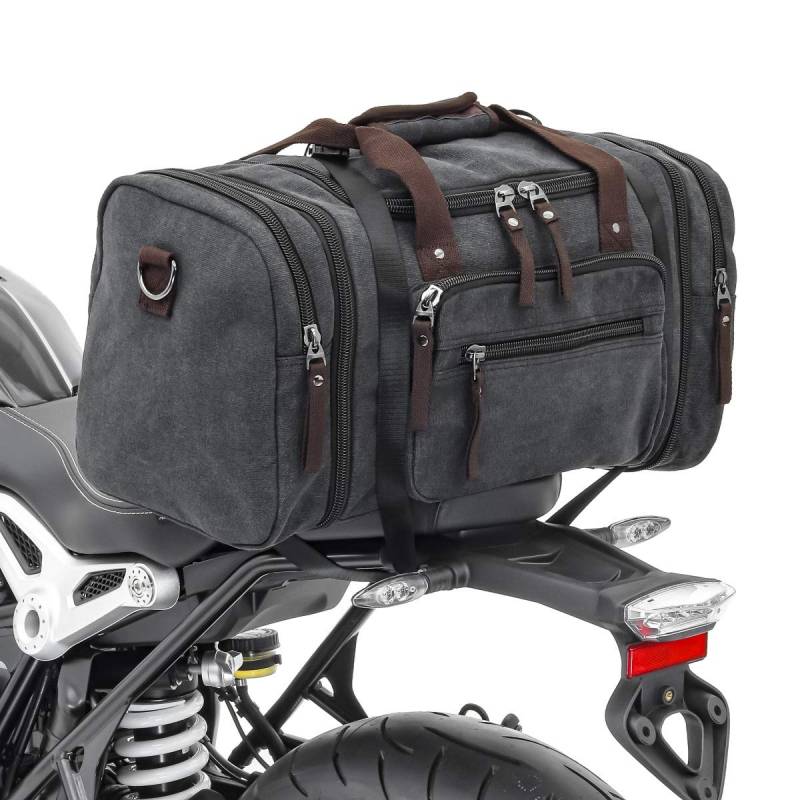 Hecktasche für Indian Scout Bobber/Twenty RT4 + Spanngurte 35L schwarz von Craftride