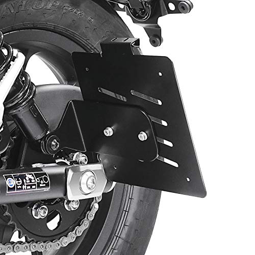 Kennzeichenhalter seitlich für Honda Rebel 500 17-24 schwarz von Craftride