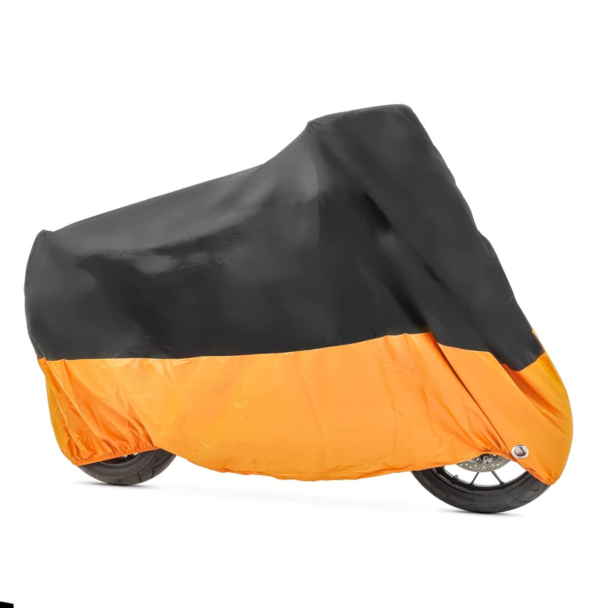 Motorrad Abdeckplane Craftride XXXL Abdeckhaube Faltgarage schwarz-orange von Craftride