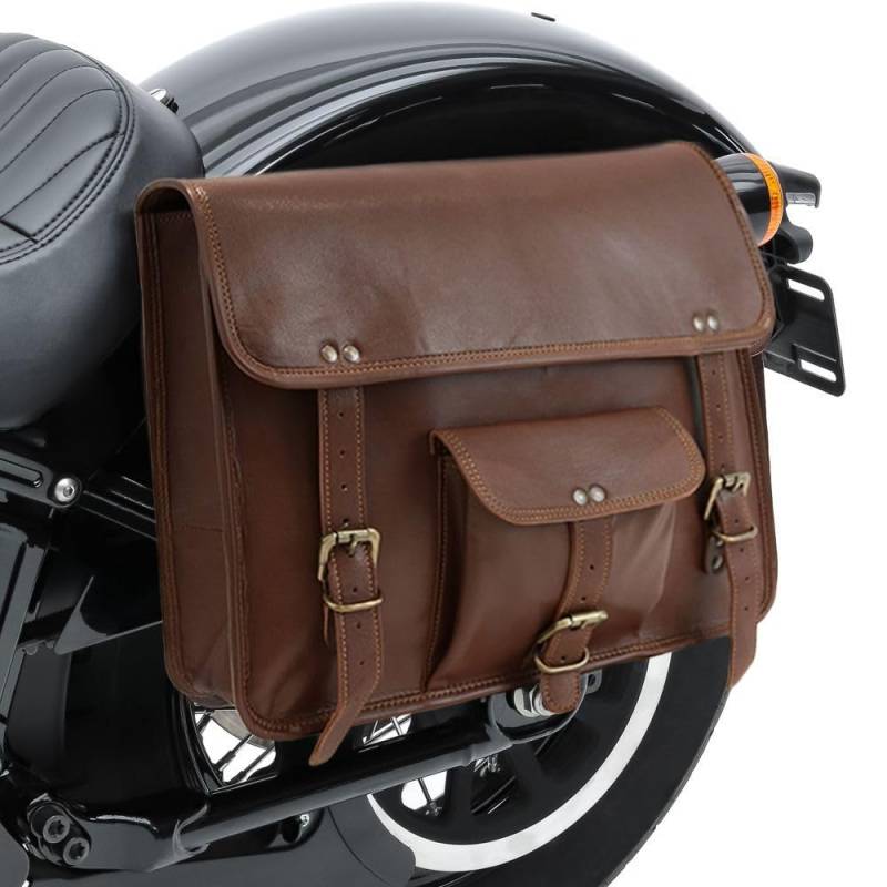 Satteltasche Vintage für Royal Enfield Interceptor 650 Craftride SV7 br von Craftride