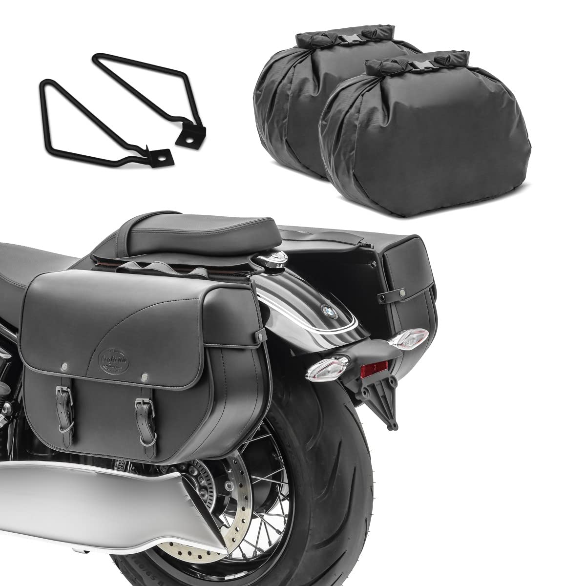 Satteltaschen KT + Halter für Kawasaki Vulcan S/Café von Craftride