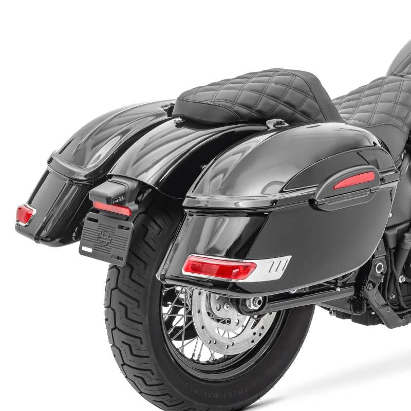 Seitenkoffer DW je 33l für Honda Shadow VT 1100 C3 Aero von Craftride