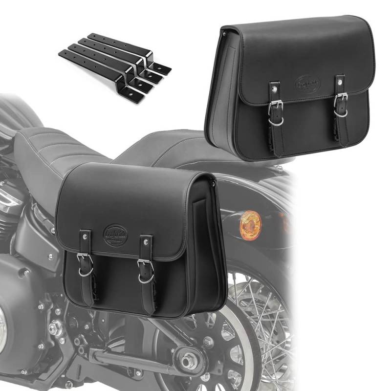 Set 2X Satteltasche + Haltesatz für Kawasaki Eliminator 125 / EN 500 Laredo von Craftride