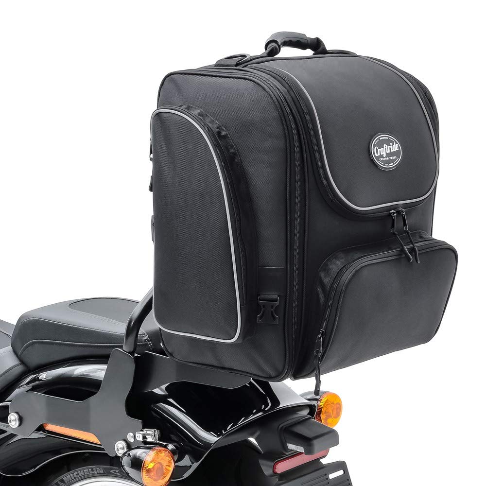 Sissybar Tasche für Chopper/Custombike TM4 39-49L sw CB45407 von Craftride