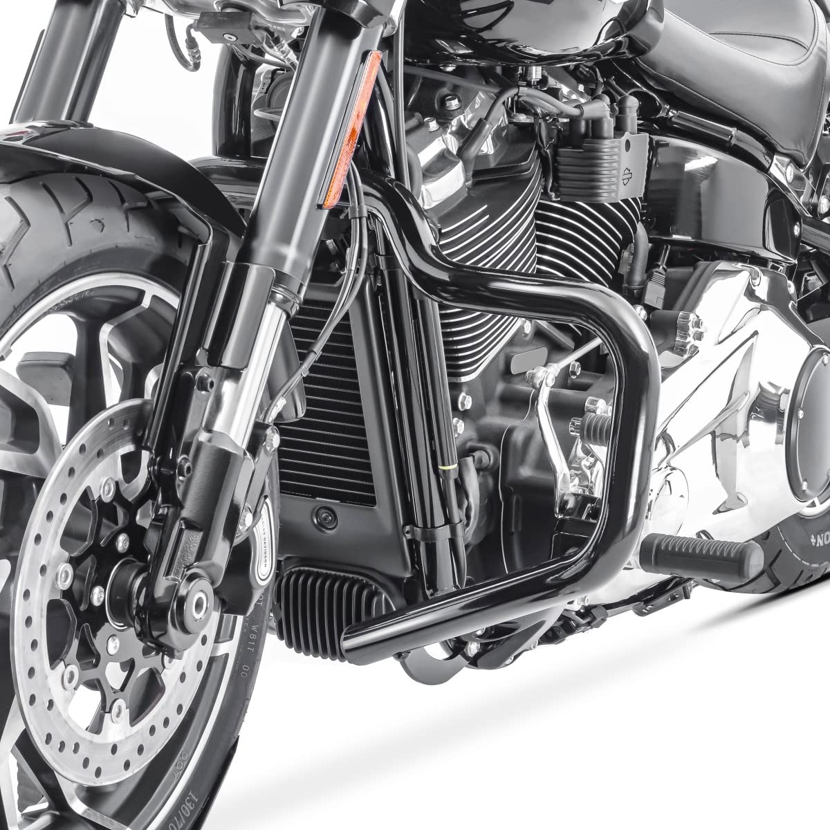 Sturzbügel Mustache für Harley Davidson Softail Sport Glide 18-24 schwarz von Craftride