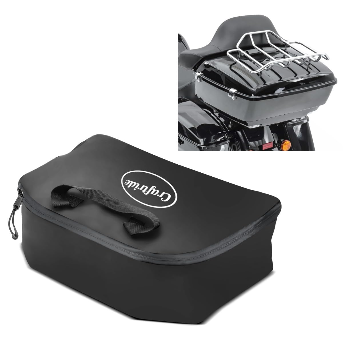 Topcase Innentasche wasserdicht für Harley Davidson King Tour Pak Topcase 93- Craftride von Craftride