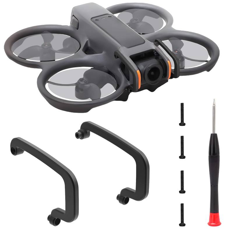 DJI Avata 2 Gimbal Stoßstange - Gimbal Bumper Guard Objektiv Schutz Anti Kollisions Schutz PTZ Schutzleiste für DJI Avata 2 FPV Drohnen Zubehör Schwarz von Craznick