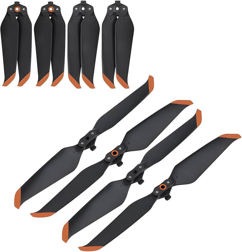 Propeller für DJI Mavic Air 2/Air 2s Ersatzpropellerblätter Geräuscharmes Zubehör für DJI Mavic Air 2/Air 2s Drohnenzubehör 8 Stück Orange von Craznick