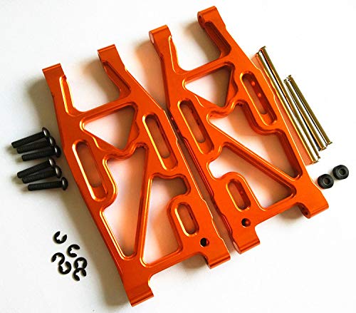 CrazyRacer for 1/10 Bullet MT/ST 3.0 Flux 101213 Upgrade Parts Aluminum Rear Suspension Arm - 1PR Set Orange von CrazyRacer