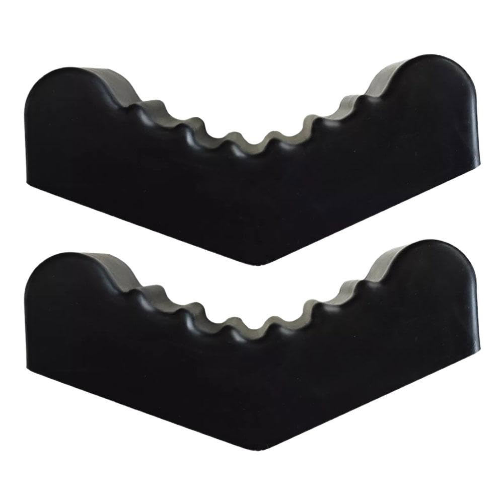 Universal Car Jack Stand Pad, 2pcs Rubber Car Jack Lift Pad Stand Pinch Weld Floor Frame Rail Adapter Jack Tool, Car Lift Jack Stand Rubber Pads Car Maintenance Accessories von Crazyview