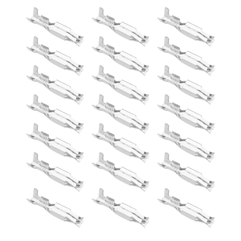 Create idea 50 STÜCKE Auto ISO Kontakte Junior Timer Crimp Pins Verdrahtung Crimp Reparatur Terminals Pins Stecker Modell 341432-10 für 0,5-1,5 mm² Kabelquerschnitt von Create idea