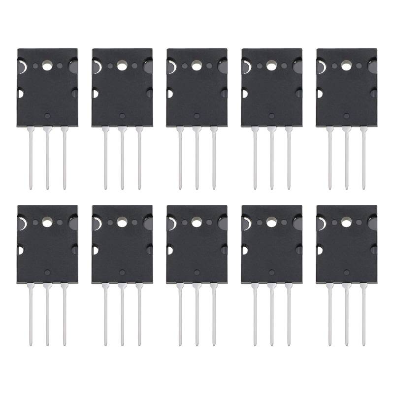 Create idea 10 Stk. 2SA1943 Verstärker Transistor 2SC5200 Verstärker Transistor 230V 15A 30MHz Audio Power Transistor Elektronisches Zubehör von Create idea