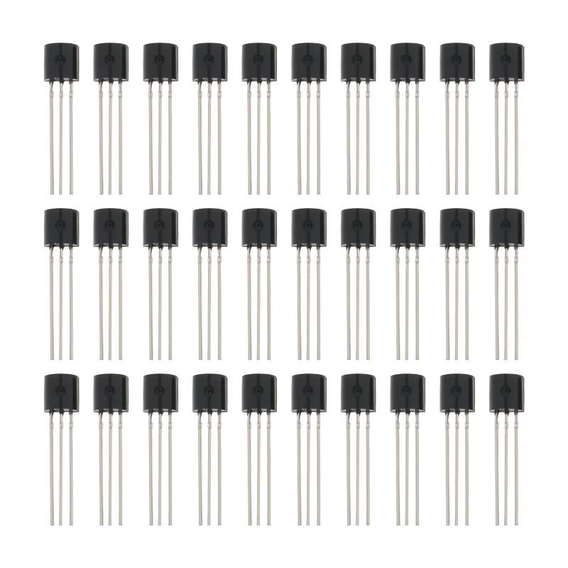 Create idea 100-teiliges Transistor-Sortiment-Set TO-92 NPN BC550C PNP BC560C für Audioverstärker Signalverarbeitung Elektronische Schaltungsdesigns von Create idea