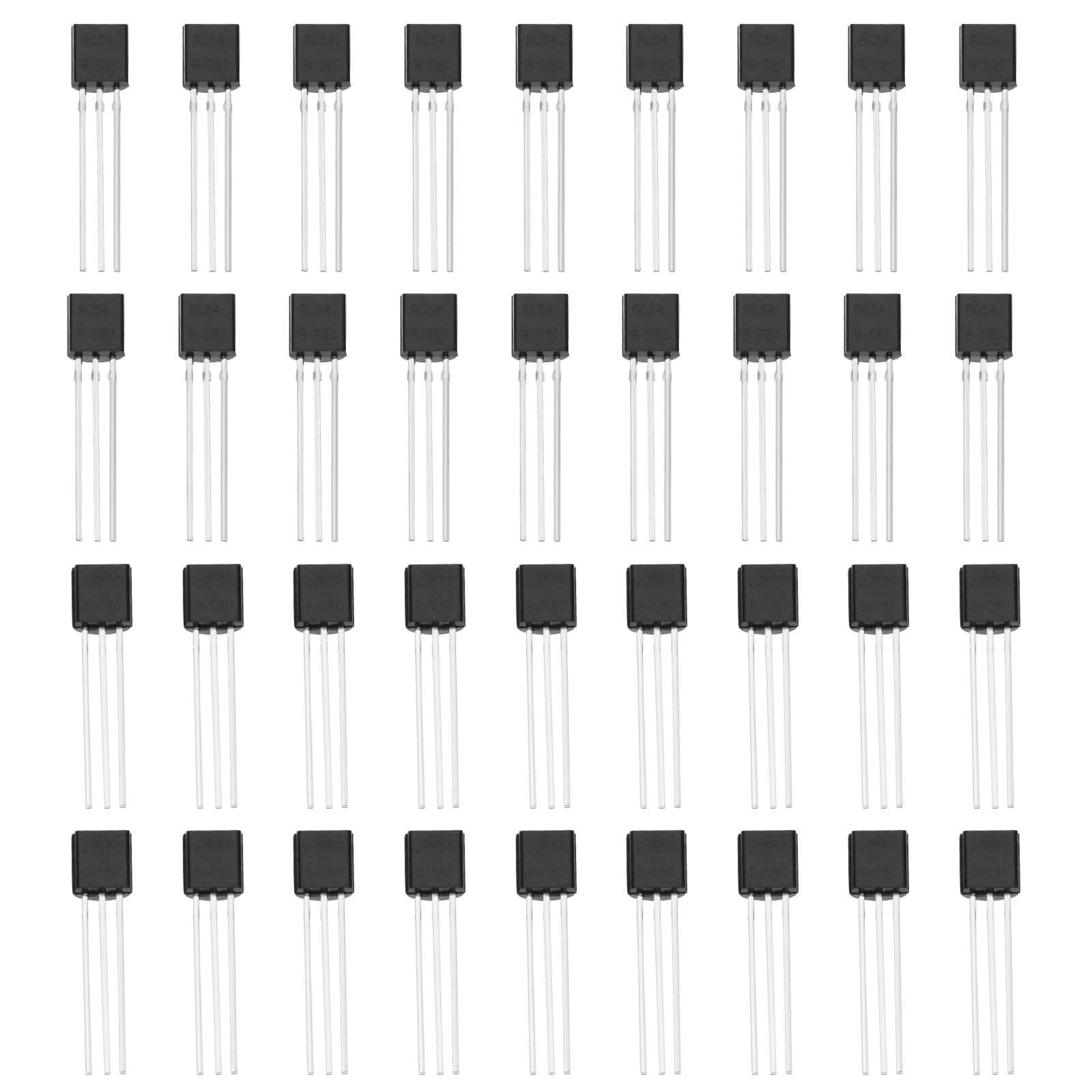 Create idea 100PCS Low Power Transistor Low Power Triode Transistor Kit BC547 NPN Transistor BC557 PNP Transistor für Solar Panel Elektronische DIY Projekt von Create idea