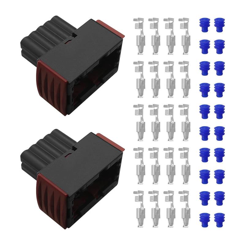 Create idea 2 Sätze 10-poliger Kfz-Reparaturstecker Kompatibel mit Opel Meriva B Zafira C Kompatibel mit Citroen C3 Aircross YQ00052680 1-967240-1 von Create idea