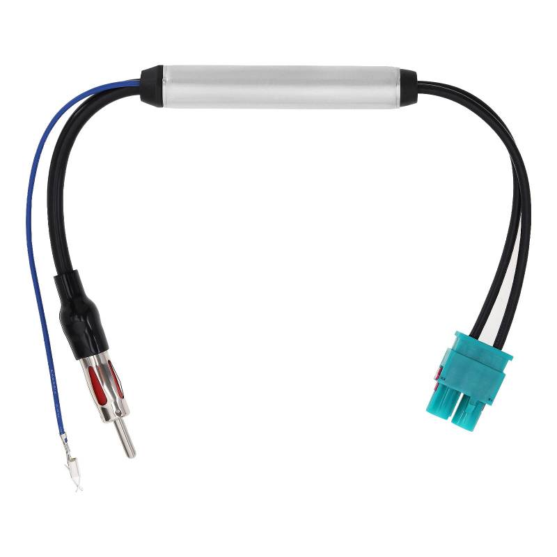 Create idea Autoradio FM AM Antenne Signalverstärker Doppel Fakra Z Stecker auf DIN Stecker Konverter Adapter Fahrzeug Audio Radio Stereo Head Unit Empfänger 30cm von Create idea