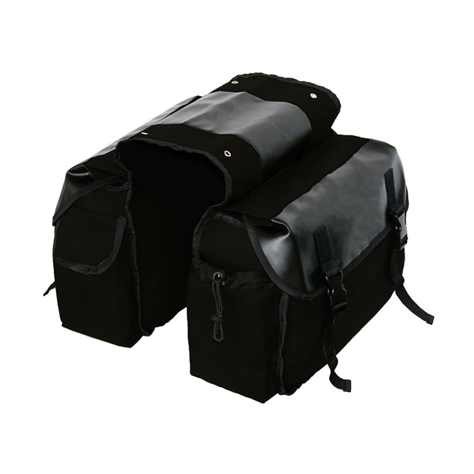 Creperture Radfahren Gepäckträgertasche 35L Fahrrad Hinterradtasche Wasserdicht Fahrrad Sattel Trunks Tasche für Radfahren Reisen Schwarz von Creperture