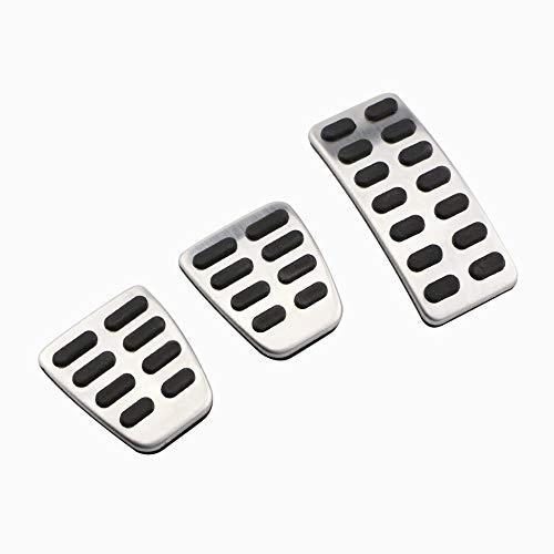 Fuel Bremse Pedal Stainless Steel Car Accelerator Gas Bremspedal Kupplungspedal Fall for Hyundai Verna Solaris Limousine Fließheck 2012-2015 Teile(3 Pcs MT) von Crepundia