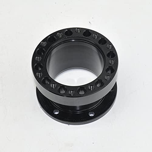 Lenkradnaben,Lenkradadapter Universell Universal-Lenkrad-Nabe Spacer 13mm 51mm 76mm 101mm 128mm Lenkrad Hub Boss Kit Adapter Spacer schwarz(51MM) von Crepundia