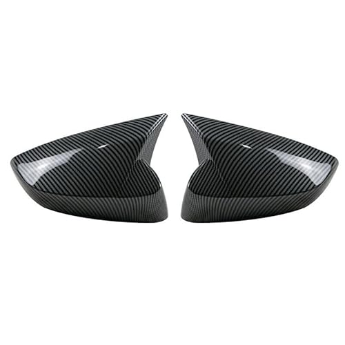 Rückspiegelkappe Ersatz-Rückspiegel-Abdeckungen, Passend für Toyota 86 Subaru 2012-2020 Auto Rückspiegel Seite Spiegel Abdeckung Flügel Kappe Aufkleber Außentür Rückansicht Fall Trim carbon Auto(Carbo von Crepundia