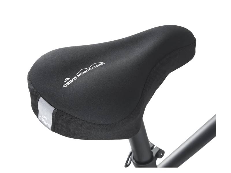 Crivit Sattelbezug Memory-Foam-Sattelbezug mit Anti-Rutsch-Unterseite (für MTB und Trekking-Bike-Sättel) von Crivit