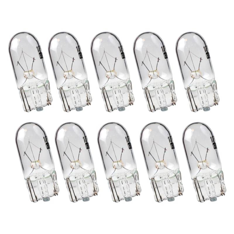 Crono W5W 12V 5Watt Standlicht Lampe Sockel 2.1x9.5d Glassockellampen 10er Set von Crono