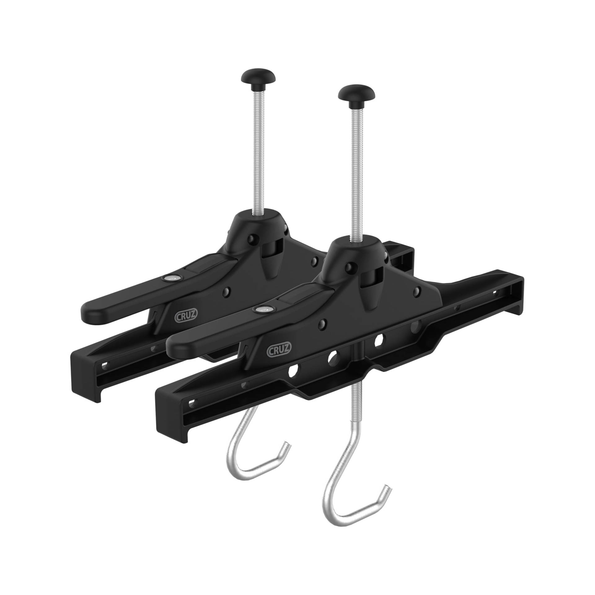 Cruz Leiterhalter Halterung für Dachträger Leitersicherung Lieferwagen Ladder Clamp, schwarz von CRUZ