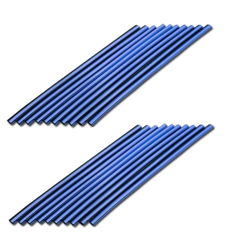 20pcs Auto Entlüftungsauslass Trim Klimaanlage Dekorationsstreifen Auto Innenzubehör 20 cm blau von Csafyrt