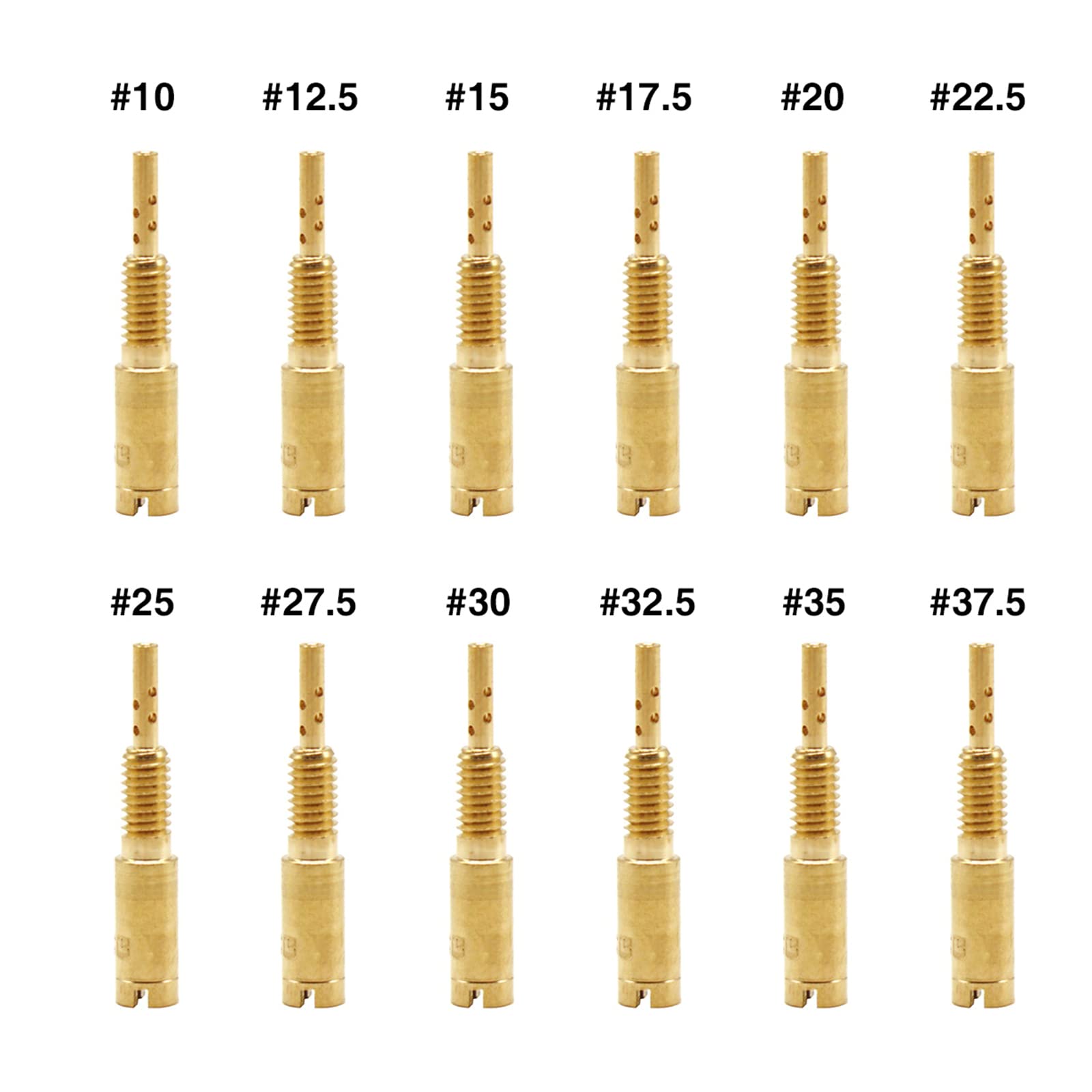 Csnbfiop 12 Stücke Vergaser Zubehör Langsam 10 Zu 37 5/32 5 Z Zu 60 Motorräder Zubehör Für HSR48- von Csnbfiop