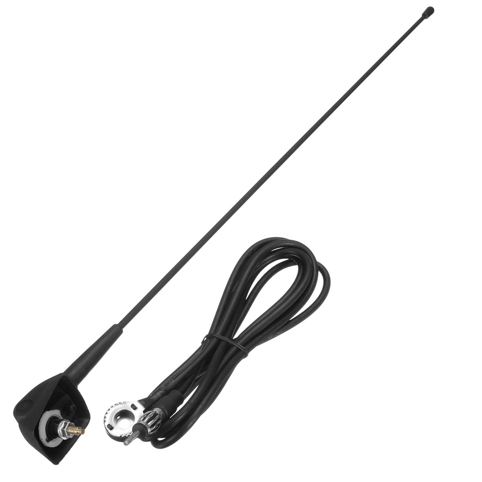 Csnbfiop Auto Dach Montieren Antenne Antenne Basis Mast Draht Kabel FM Verstärker Kompatibel Für 106 205 206 306 307 309 406 806 von Csnbfiop