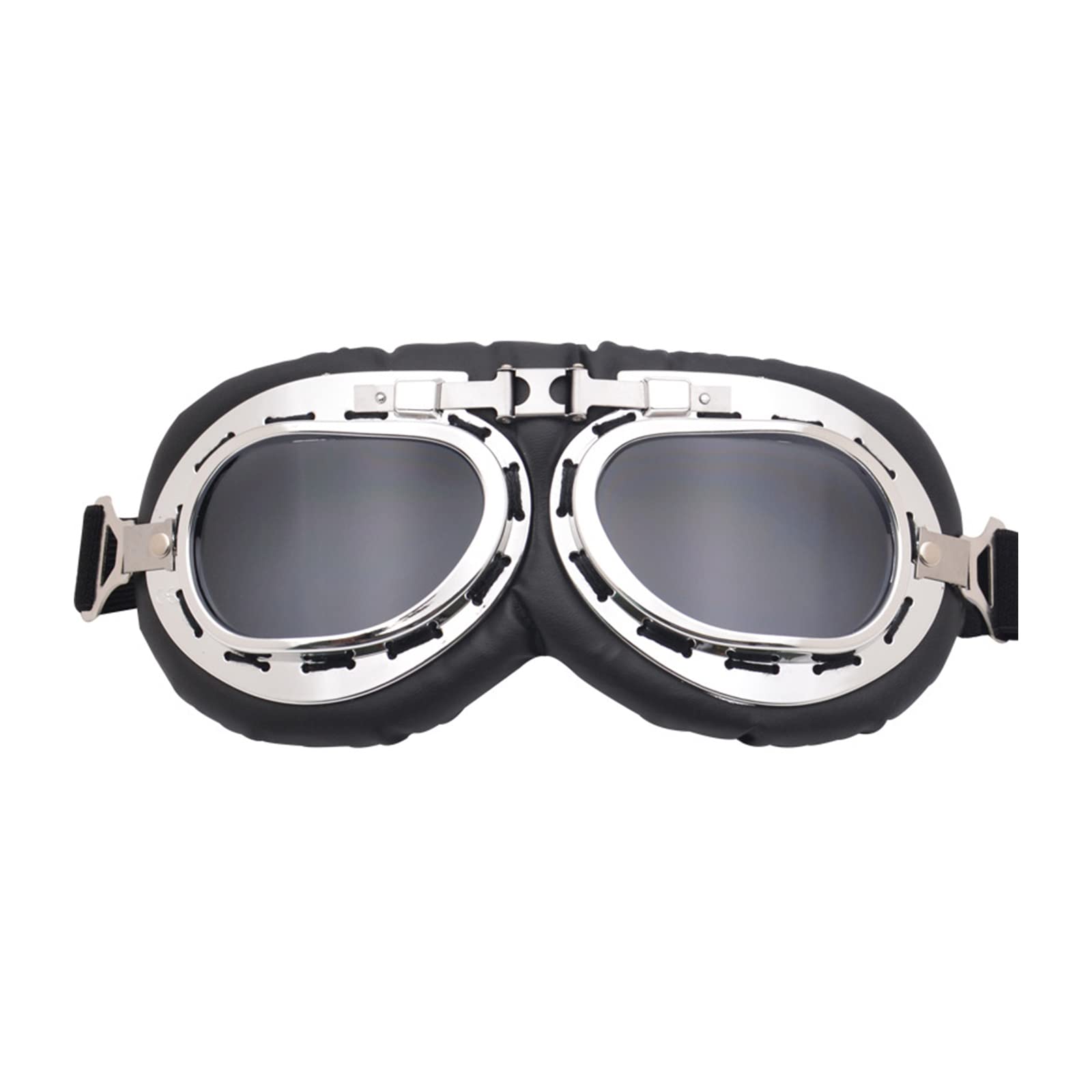 Csnbfiop Brille Vintage Leder Reiten Gläser ATV Anti Scratch Staub Proof Brillen Für Männer Frauen Erwachsene von Csnbfiop