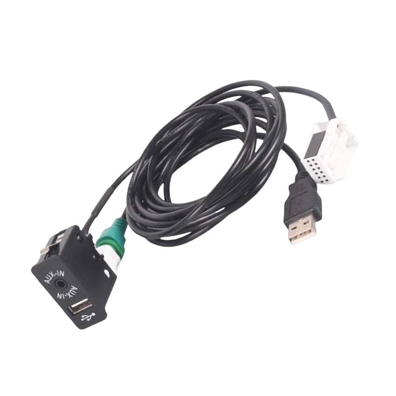 Csnbfiop In USB Schalter Anschluss Mit USB Kabel Und 12-poligem Kabel Für E60 E61 E63 E64 E87 E90 E70 F25 F01 F02-Adapter von Csnbfiop