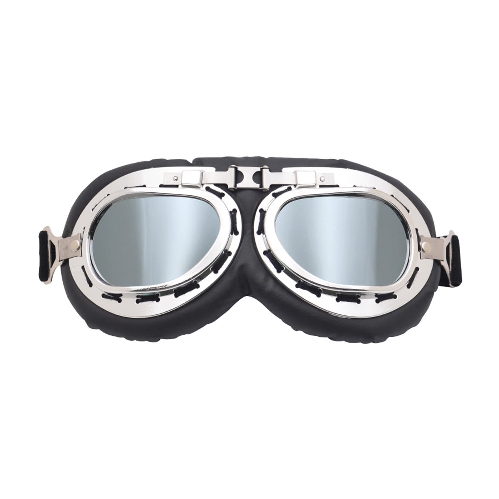 Csnbfiop Motorradbrille Retro Stil Roller Brille Staubdicht Winddicht Für Männer Und Frauen Erwachsene Kratzfest von Csnbfiop