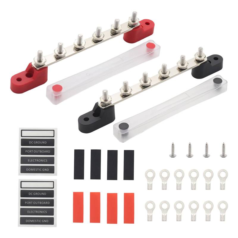 Csnbfiop Praktische Und Robuste Sammelschiene Mit Nylonbasis. 100-A Sammelschiene Mit 6 Anschlüssen. Effizient Perfekt Für Den Einsatz In Der Automobil Und Schifffahrtsbranche von Csnbfiop