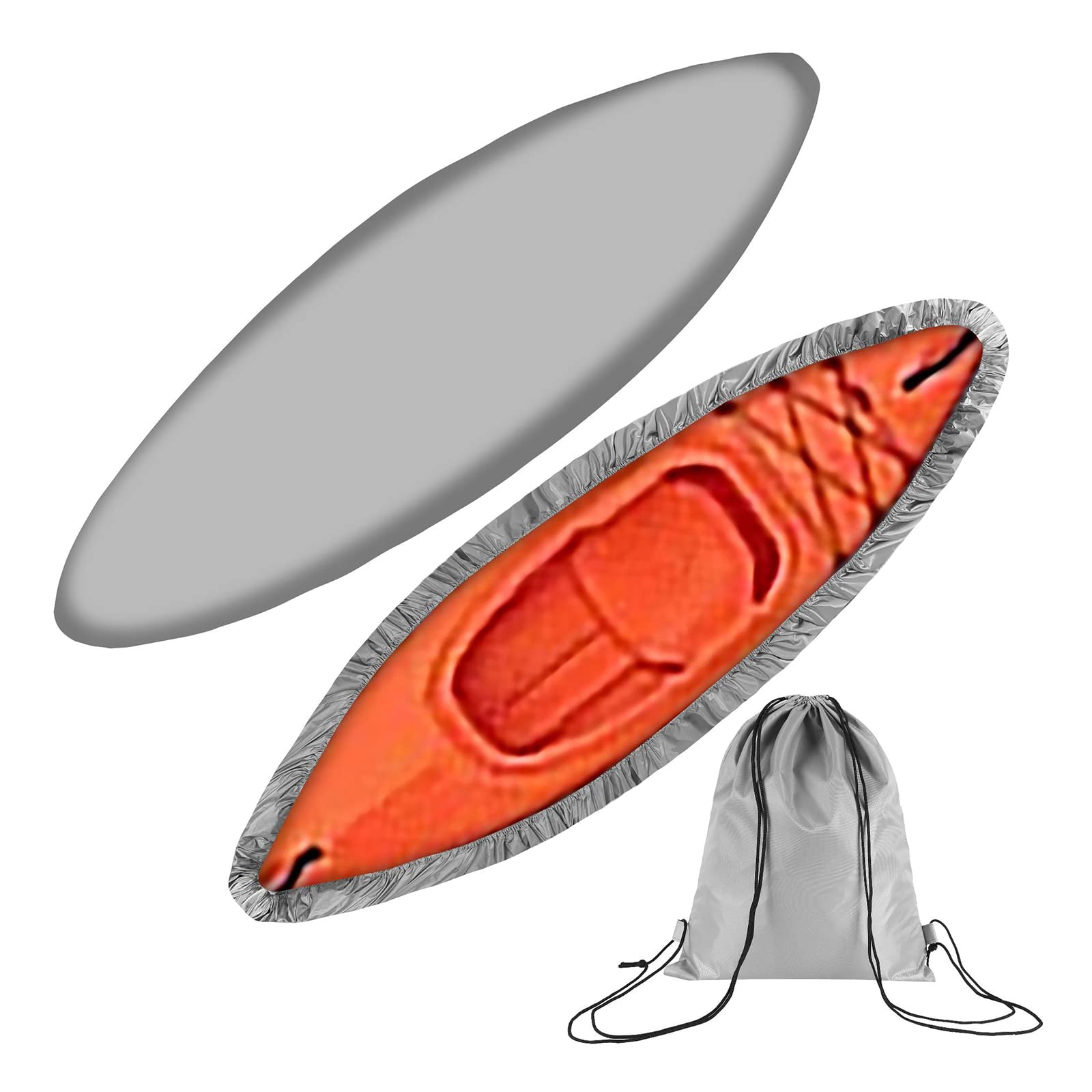 Csnbfiop wasserdichte Oxford Kajak Abdeckung Aufbewahrungsabdeckung Beständiger Sonnenschutz Fischerboote Abdeckung von Csnbfiop