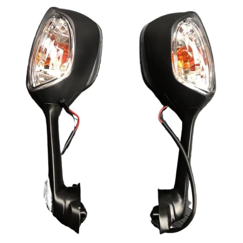 Motorrad Spiegel Motorrad-Rückspiegel Rückansicht Seitenblinker Für GSXR1000 2009–2016 Für GSXR600 Für GSXR750 2011–2021 Motorrad Rückspiegel(Black) von Cstearqp