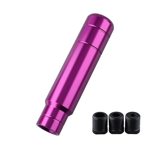 Schaltknauf 13 cm Stil Aluminium Auto Schaltknauf Schalthebel Kopf Für Auto Schaltgetriebe Haben Auto Schaltknauf(Purple) von Cstearqp