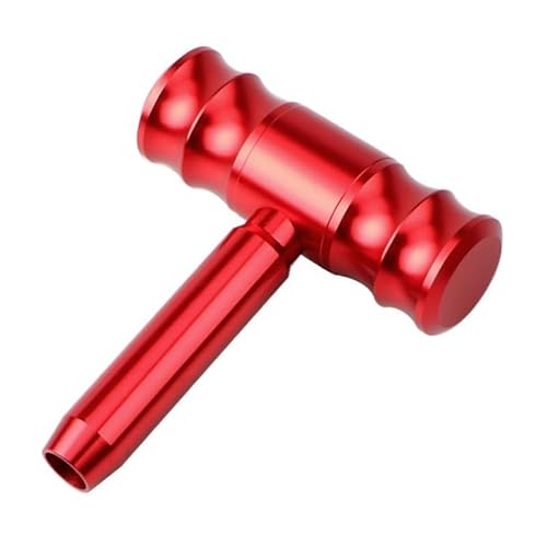 Schaltknauf Schaltknauf, Aluminium, T-Griff, Schalthebel, Autoknauf, Joystick-Stil, Schalthebel, Passend Für Die Meisten Automatischen Schaltgetriebe Auto Schaltknauf(Red) von Cstearqp