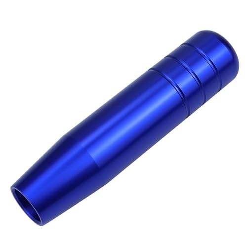 Schaltknauf Universal 13cm Auto Aluminium Schaltknauf Stick Manuelle Automatikgetriebe Gearstick Griff Schalthebel Auto Schaltknauf(Blue) von Cstearqp