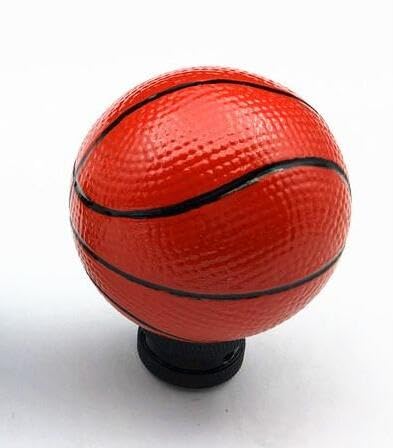 Schaltknauf Universal Auto Harz Basketball Fußball Fans Schaltknauf Hebel Stick Getriebe Shifter Auto Schaltknauf(Red) von Cstearqp